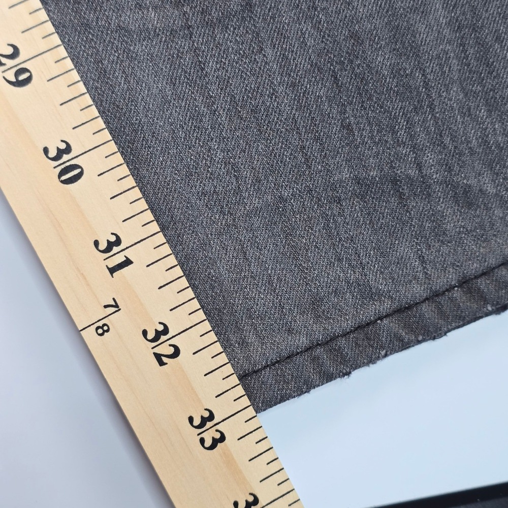 Lee Cooper Jeans Mens 34x32 Gray Straight Leg Button Fly Faded Denim Pants - Picture 8 of 12